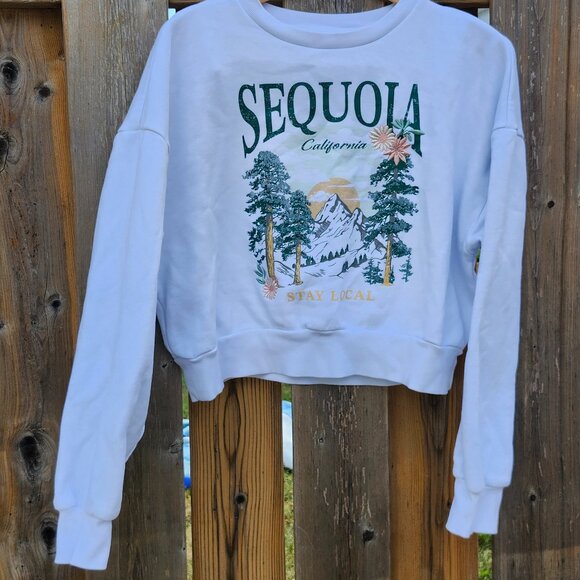 SEQUOIA National Park California Sweatshirt Cotton Classics Women's Size Large - Picture 1 of 7